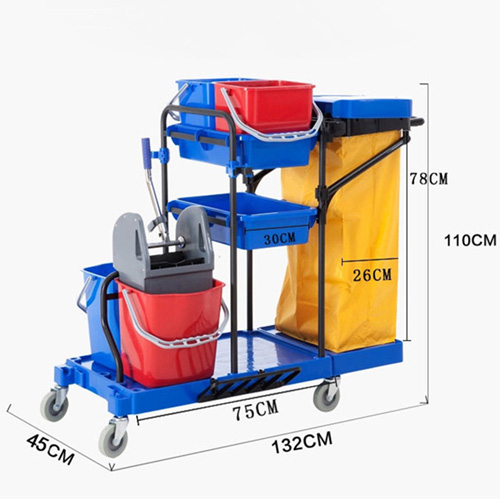 cleaning trolley bucket