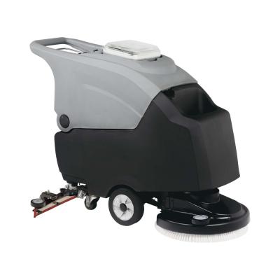 commercial walk behind floor scrubber