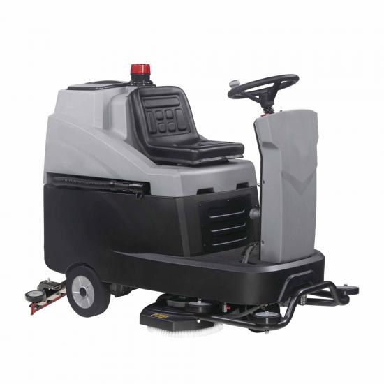 industrial floor cleaning scrubber