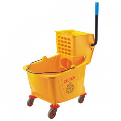 34L plastic side press mop bucket