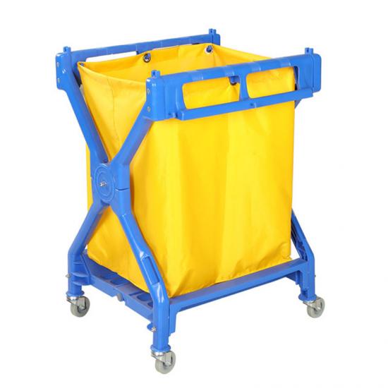 X Shape Plastic Laundry Cart
