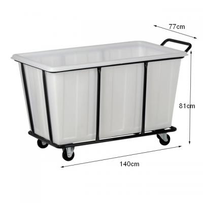 Restaurant Laundry Cart On Wheels