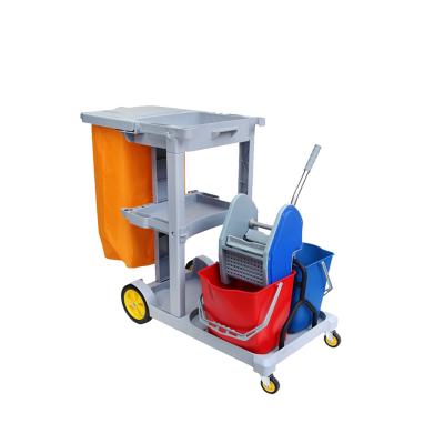 Multipurpose Restaurant Cleaning Cart