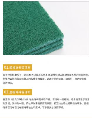 Magic Sponge Cloth  Square industrial scouring cleaning cloth polishing cloth