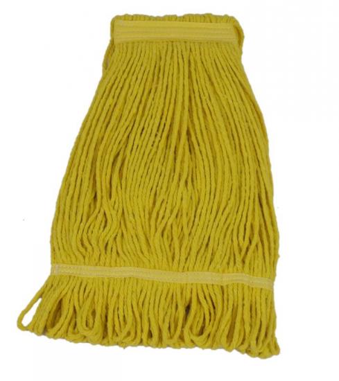 Wholesale Industrial narrow headband recycled cotton  cleaning wet mop head