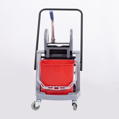 34L 2-Bucket Mop Wringer bucket cleaning tools wringer Trolley Cart