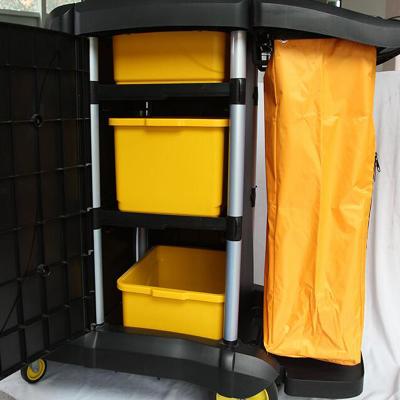 Plastic Janitorial Service Cart