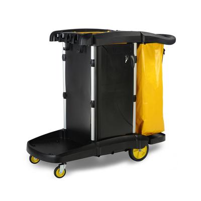 Plastic Janitorial Service Cart -GZ YUEGAO