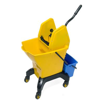 28L Down Press Single Mop Wringer Trolley