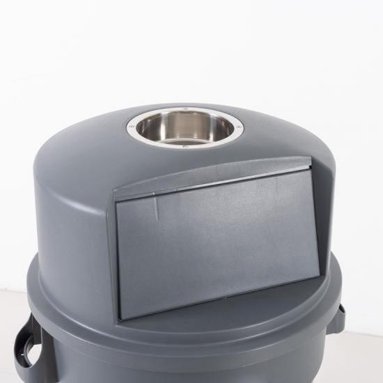  120L Plastic Trash Can Without Wheel-base