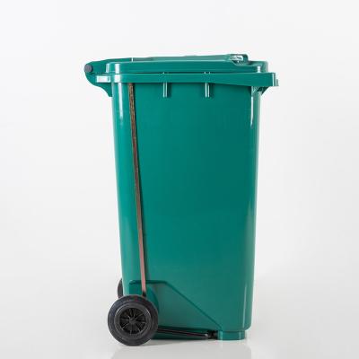 240L Large Outdoor Trash Containers With Middle Pedal