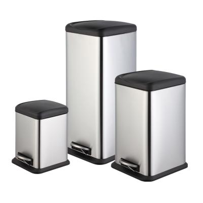 20L,30L Stainless Steel Bathroom Trash Can