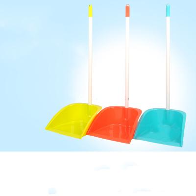 Plastic dustpan with PVC stick