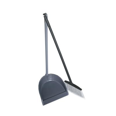 Outdoor Plastic Dustpan with Broom Set