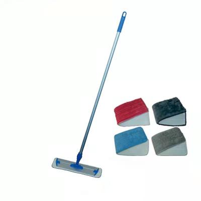 Microfiber Cloth Wet and Dry Dual Use Flat Head Floor Cleaner Mop