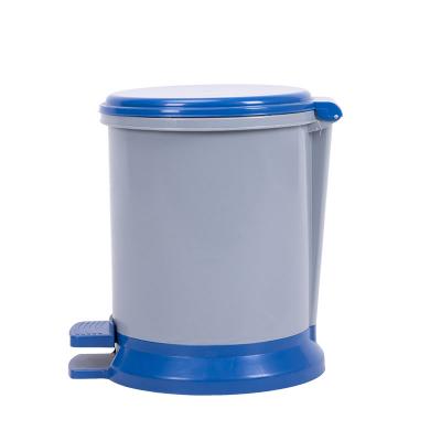 8L Plastic Round Pedal Waste Bin