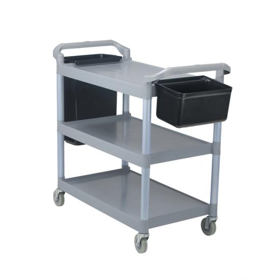 Dish Collecting Cart with buckets