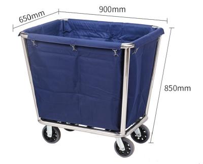 Quadrate Linen Laundry Cart
