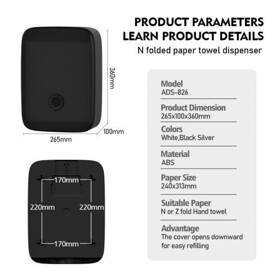 Modern ABS Manual Hand Paper Dispenser
