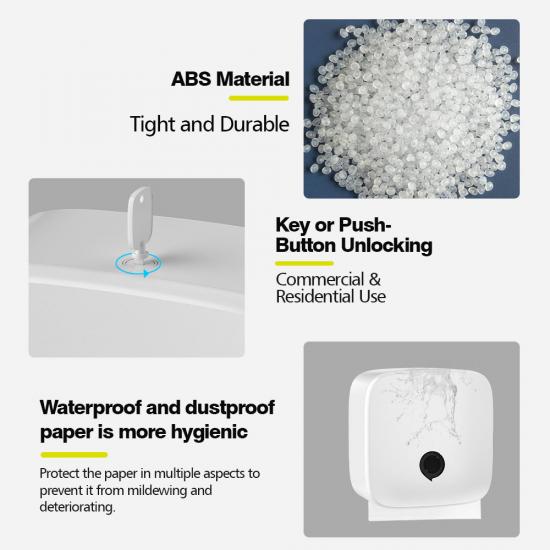 Modern V Fold Wall Mounted Paper Dispenser