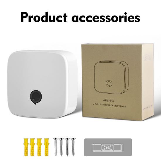 Modern V Fold Wall Mounted Paper Dispenser