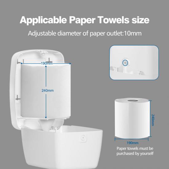 Large Roll Paper Dispenser for Bathroom Toilet