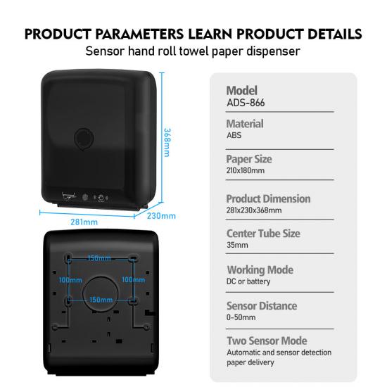 Hotel Auto Cut Hand Paper Towel Dispenser